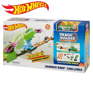 Hot wheels Hammer Drop Challenge Track Builder ชุดรางปล่อย + แถมฟรีรถ 1คัน สินค้าSELA ราคาพิเศษ ราง hotwheels