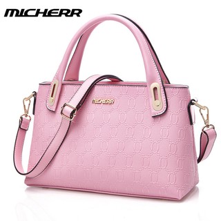 พร้อมส่ง  รหัส AL-9803 ขายส่ง งานเนี๊ยบ กระเป๋าถือและสะพายข้าง แฟชั่นเกาหลี ยี่ห้อ ALbeni แท้