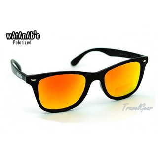 แว่นกันแดด WaTaNaBe เลนส์ Polarized Revo เคลือบปรอทส้ม