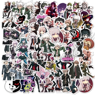 สติกเกอร์ พิมพ์ลาย Danganronpa สำหรับตกแต่งกระเป๋า คอมพิวเตอร์ สเก็ตบอร์ด 50 ชิ้น/ชุด