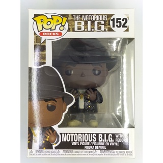 Funko Pop Rock Notorious B.I.G. - Notorious B.I.G. With Fedora #152 (กล่องมีตำหนินิดหน่อย)