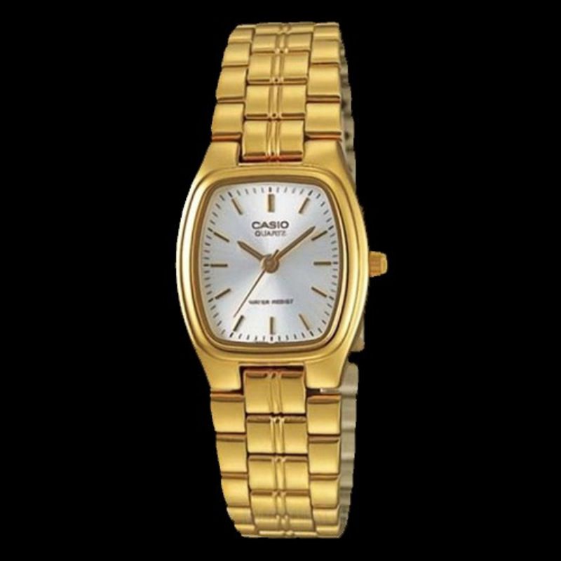 Casio นาฬิกาข้อมือผู้หญิง สีทอง สายสแตนเลส รุ่น