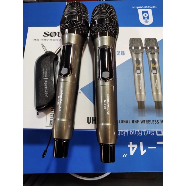 ไมค์ลอยคู่-SOUNDMILAN-M628สัญญาณUHF
