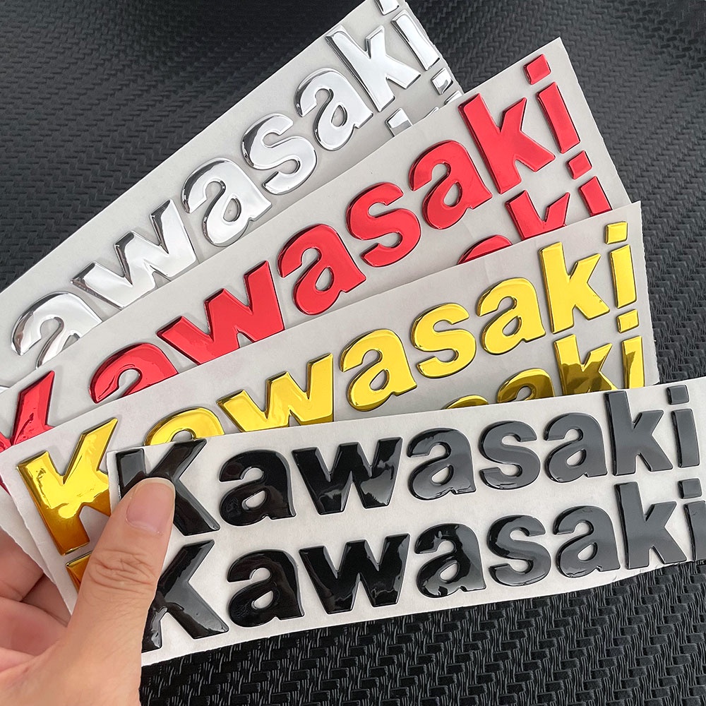 สติกเกอร์ 3D สำหรับรถยนต์จักรยานยนต์  Kawasaki 250R 300R ZX6R ZX R6 636 ZX10R Z1000XS Z1000 Z800
