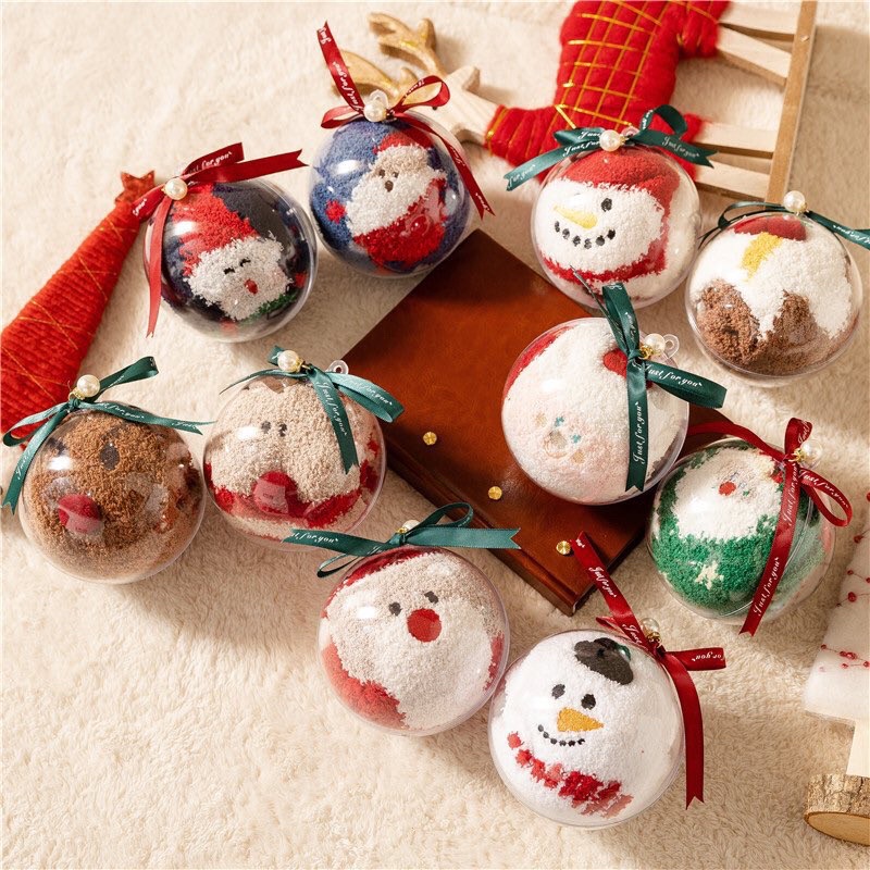พร้อมส่ง ถุงเท้าคริสมาสต์ ถุงเท้า Christmas