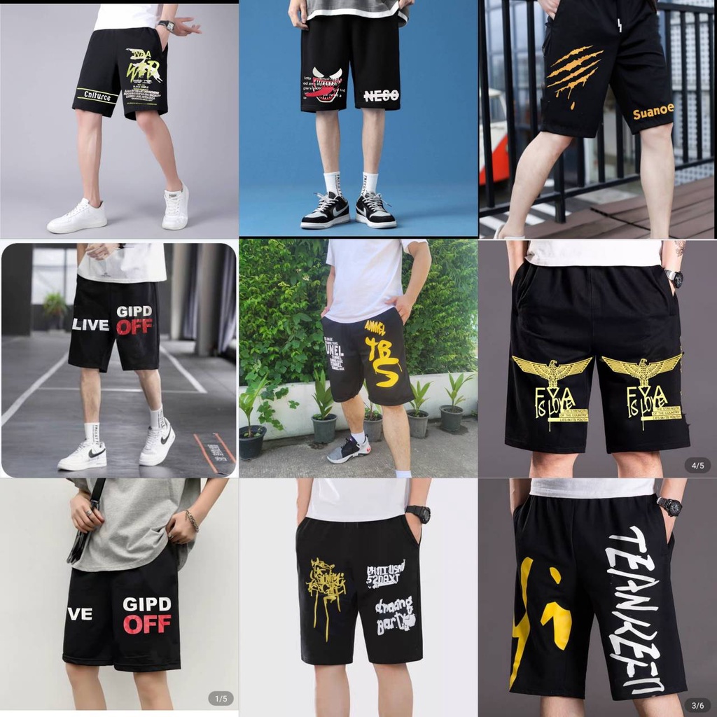 #กางเกงขาสั้นผู้ชายแฟชั่นมาใหม่ผ้ายืดใส่สบายมีกระเป๋าข้าง 2 ใบ(เอวระหว่าง 26 ถึง 50 ใส่ได้)ราคาพิเศษเก็บเงินปลายทาง