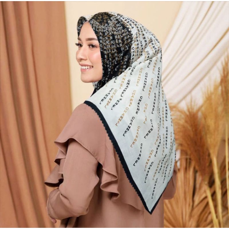 NEL2 / PREMIUM VOAL HIJAB / WHOLESALE HIJAB / SQUARE HIJAB / PREMIUM MOTIF VOAL