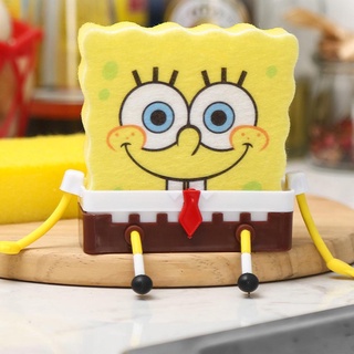 ชั้นวางท่อระบายน้ํา ลายการ์ตูน SpongeBob น่ารัก แบบสร้างสรรค์ สําหรับครัวเรือน