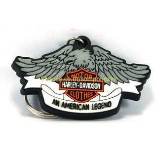 HARLEY DAVIDSON  พวงกุญแจยาง ของขวัญ พรีเมี่ยม ฮิปปี้ สันติภาพ ราสต้า บ๊อบมาร์เลย์ พร้อมส่ง KCO27