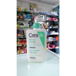 CeraVe Foaming Cleanser 473 ML ล้างหน้า​เหมาะกับผิวมัน​ ผิวผสม​ ผิวมีปัญหาสิว​  ของแท้ ของใหม่ ฉลากไทย
