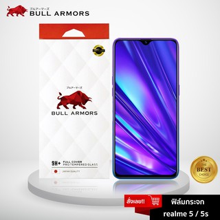 Bull Armors ฟิล์มกระจก Realme 5S  (เรียวมี) บูลอาเมอร์ กระจกกันรอย 9H+ แกร่ง เต็มจอ สัมผัสลื่น