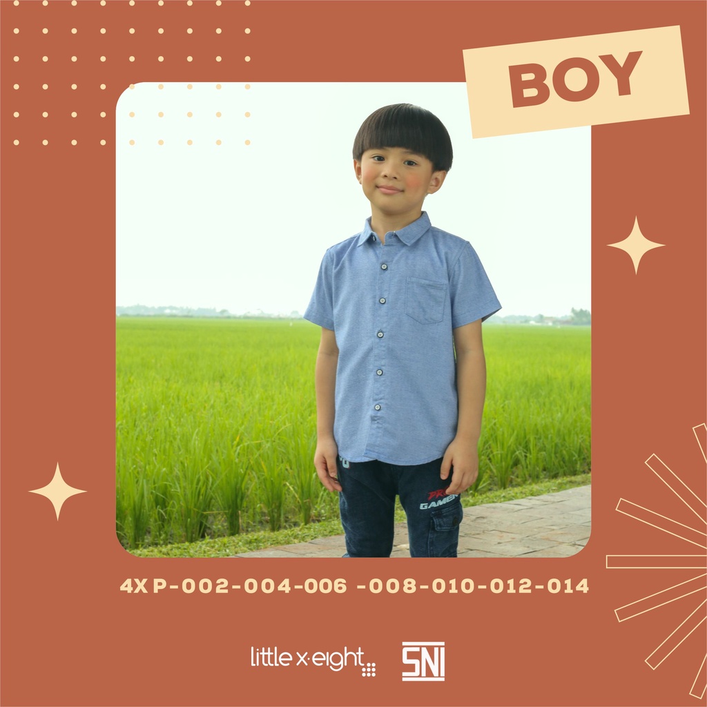 BLUELINE โดย LittleX8 Boy Dimas Shirt