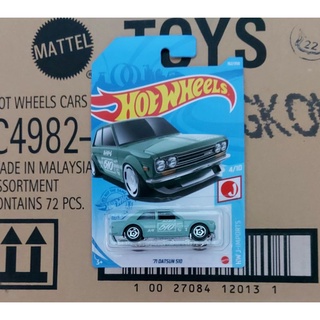 Hotwheels รถเหล็ก1/64 71 Datsun 510