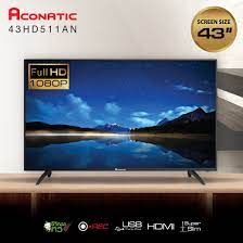 Aconatic LED TV ดิจิตอลทีวี  ขนาด 43 นิ้ว รุ่น 43HD511AN (รับประกันศูนย์ 1 ปี)