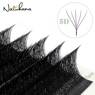 NATUHANA ขนตาปลอม 4D 5D รูปตัว W สําหรับต่อขนตา