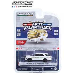 Greenlight 1/64 Hot Pursuit Series 42 - 2017 Pord Police Interceptor Utility 43000-C
