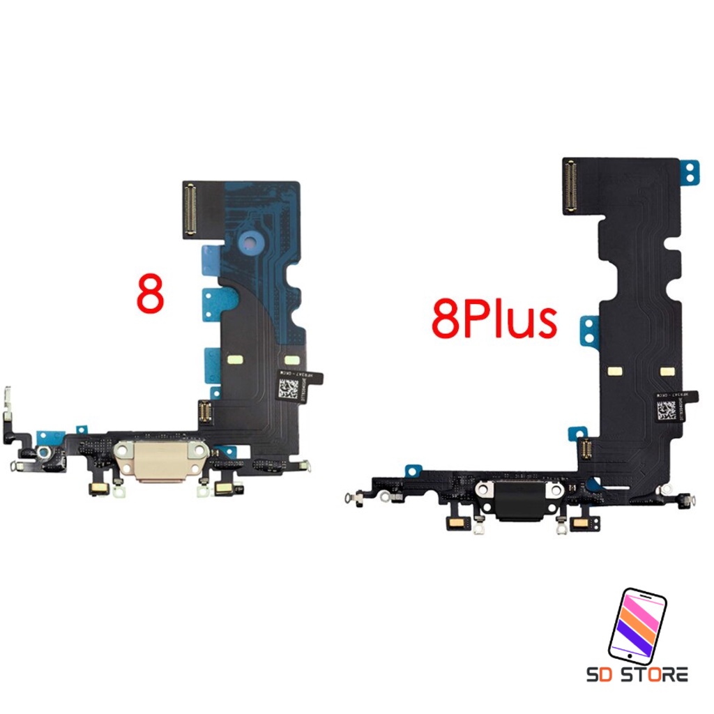 แพรชาร์จ พร้อมไมค์ Charging Port 8 8 Plus