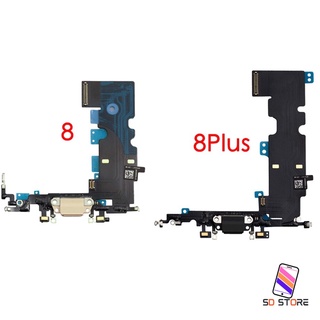 แพรชาร์จ พร้อมไมค์ Charging Port 8 8 Plus