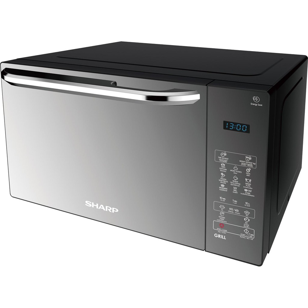 SHARP ไมโครเวฟ พร้อมระบบย่าง R-752PBK (25 ลิตร) - bsmile.shop - ThaiPick