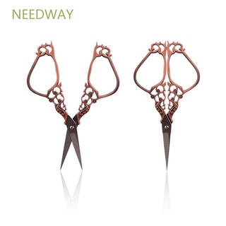 NEEDWAY Vintage Sewing Scissors Durable Shears Tailor Scissor Embroidery Professional DIY 1Pcs Classic Sewing Tool Textile Cutter