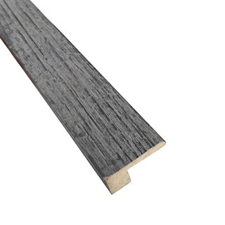 MDF EDGING 31X2450X12mm. GRAY ENDING FLOORING ตัวจบเก็บขอบ MDF CROBERN 31x2450x12 มม. สีเทา อุปกรณ์ตัวจบไม้พื้น พื้นลามิ