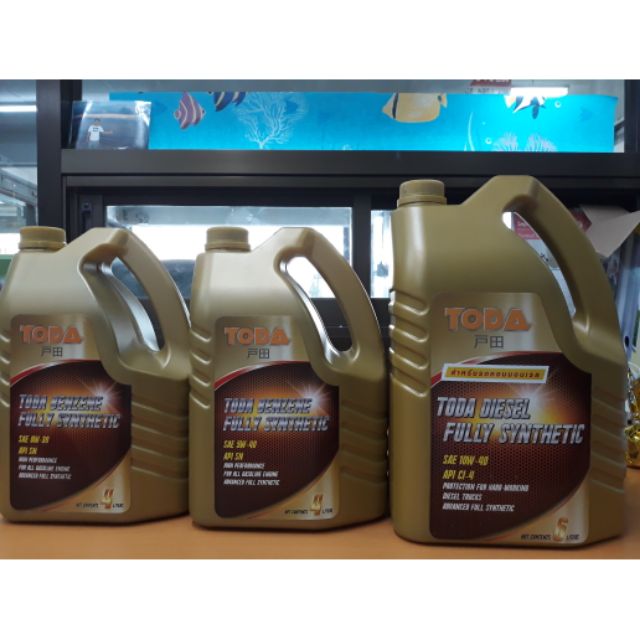น้ำมันเครื่อง Toda สังเคราะห์ 100% (โตดะ) มาตรฐานญี่ปุ่น