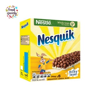 [Best Before 31/Oct/2023] Nestle Nesquik Cereal Bars (6 x 25g) 150g เนสท์เล่ เนสควิก ซีเรียลชนิดแท่ง (6 x 25 กรัม) 150 ก