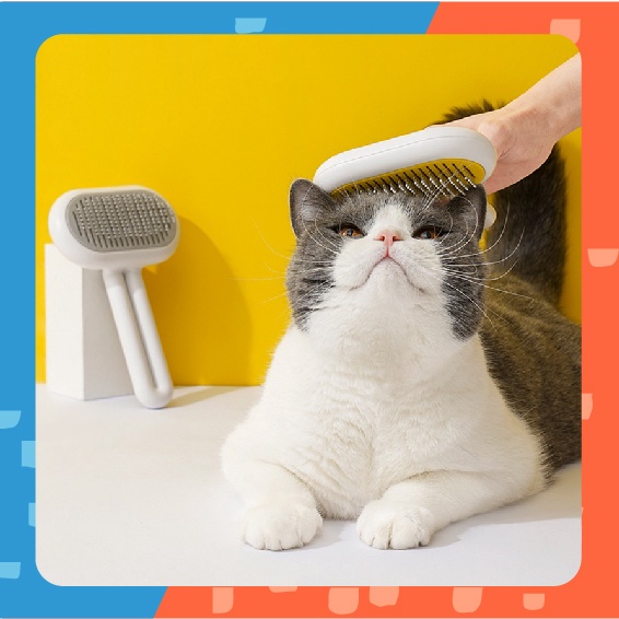 [🚚 พร้อมส่ง] ใหม่! zeze หวี แปรงขนสัตว์เลี้ยง หมา แมว Pet Capsule Comb แปรงหวีขนแมว