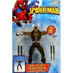 TOY BIZ MARVEL LEGENDS  : [สินค้าปี 2006] THE AMIZING SPIDER-MAN SERIES : DUAL BLAST SHOCKER ของแท้ 