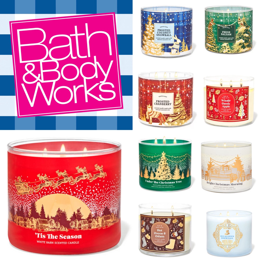 bath and body works under the christmas tree candle