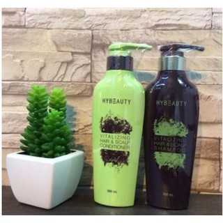 HyBeauty Vitalizing Hair &amp; Scalp Shampoo + Conditioner 300+300 ml.