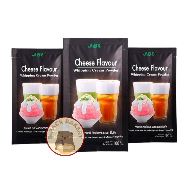 (โฟมชีส) เจบียู ครีมชีส เฟลเวอร์ พาวเดอร์ JBU Cream Cheese Flavour Powder ขนาดบรรจุ 100g – โปรปัง