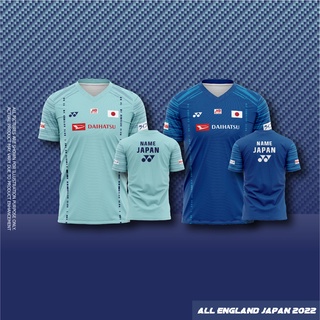 Badminton JERSEY JAPAN เสื้อยืดแบดมินตัน ญี่ปุ่น (ทุกภาษาอังกฤษ 2022)