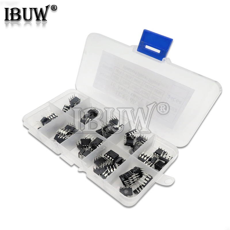 100 ชิ้น/ล็อตทั่วไปใช้ DIP IC ชุด NE555 UC3842 UC3843 UC3845 24C02 24C04 24C08 24C16 24C32 24C64 DIP