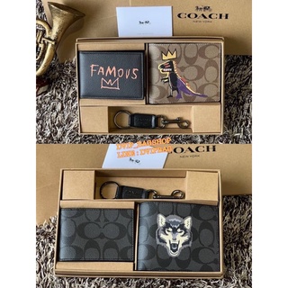 COACH BOXED 3-IN-1 WALLET GIFT SET แท้ Coach Factory