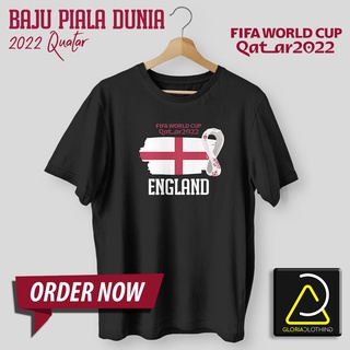 คอลูกเรือเสื้อยืด พิมพ์ลาย Qatar World Cup สไตล์อังกฤษ 2022 | ประเทศอังกฤษ | เสื้อเชิ้ต ลาย Qatar World Cup 2022S-5XL