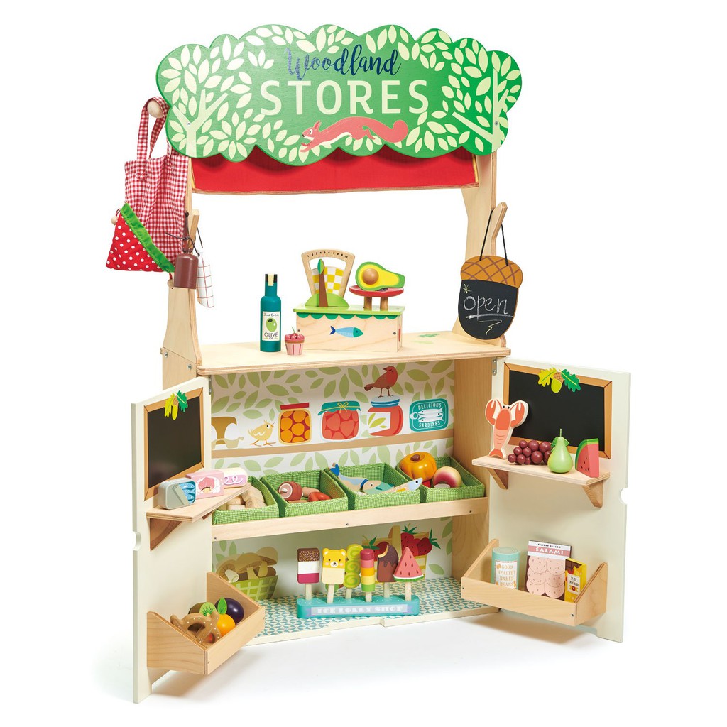 Tender Leaf Toys ของเล่นไม้ ร้านค้าและโรงละครไม้ Woodland Stores and Theatre - รูปที่ 2