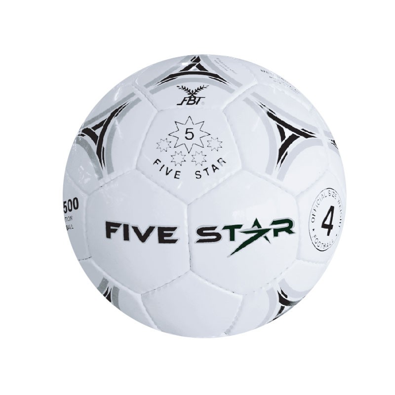 FBT ฟุตบอลหนังเย็บ FIVE STAR (เบอร์ 4) รุ่น 4500 รหัส 31310