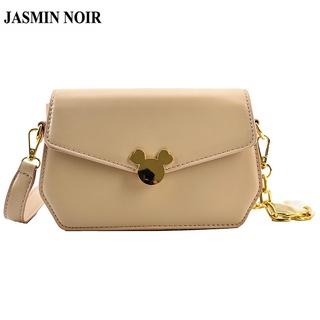 Jasmin Noir กระเป๋าสะพายไหล่ หนัง PU ขนาดเล็ก สําหรับผู้หญิง