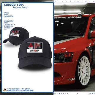 The Paris Dakar Rally Mitsubishi Racing Cap ralliart Division Custom Work Cap LANCER EVOLUTION Driving Visor Baseball Cap