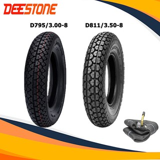 ยางนอกมอเตอร์ไซค์ ขอบ8 300-8,350-8 Deestone D795,D811 SCOOTER รถป๊อป