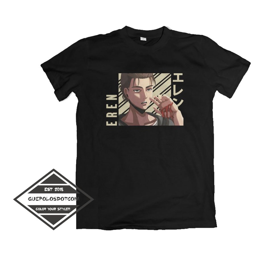 Eren Yeager ตอนที่ 13 เสื้อยืด Anime Attack On Titan - เสื้อยืด ATTACK ON TITAN ANIME T-SHIRT