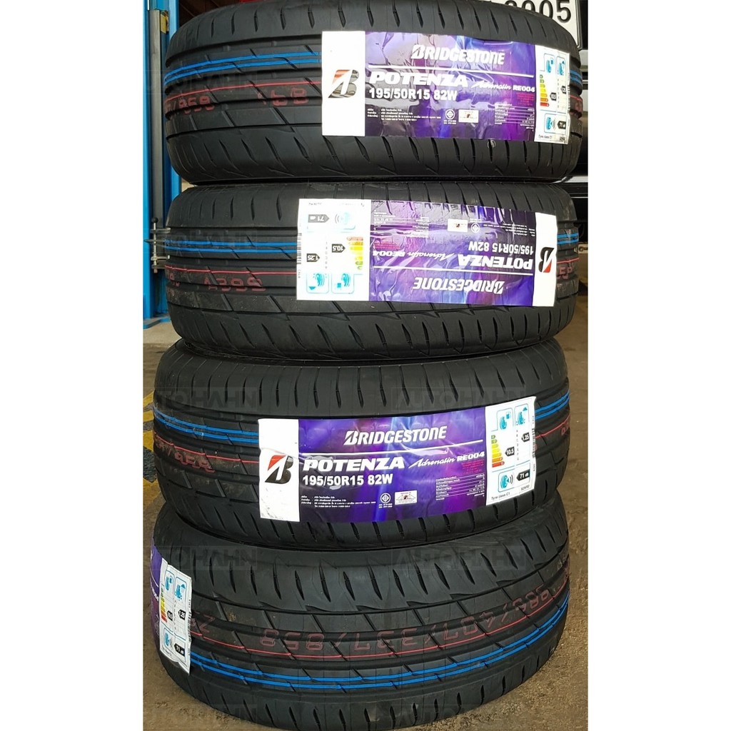 Bridgestone RE004 ยางใหม่ 195/55R15 195/50R15