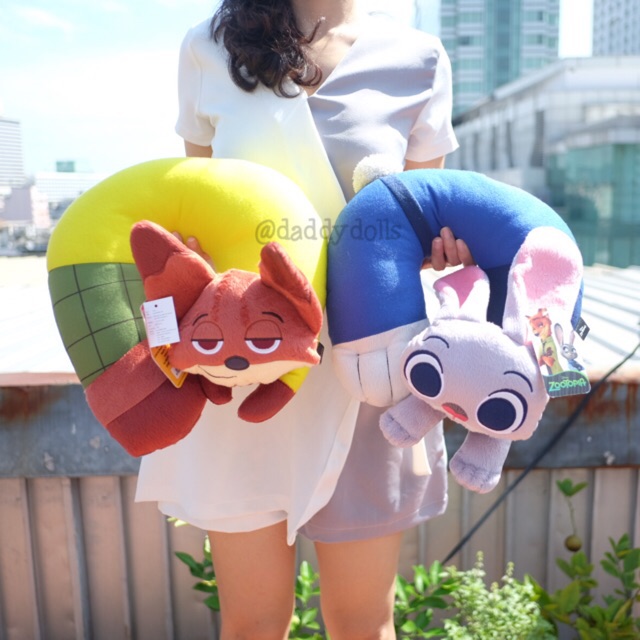 หมอนรองคอ ตัวยู Nick Wilde นิค & Judy Hopps จูดี้ Zootopia ซูโทเปีย