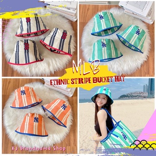 💚 หมวก ETHNIC STRIPE BUCKET HAT