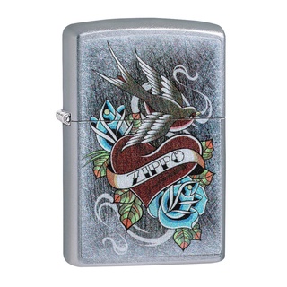 Zippo ไฟแช็กรุ่น 29874 Vintage Tattoo ของแท้ รับประกันตลอดชีวิต นำเข้าและจำหน่ายโดยตัวแทนจำหน่าย