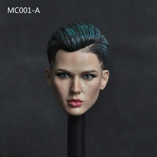 manco toys 1:6 female head mc 001 ruby rose sculpt โมเดลตุ๊กตา pvc สําหรับตกแต่งบ้าน