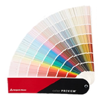 แคตตาล็อกเฉดสี พัดสี รุ่น COLOR PREVIEW FAN DECK (M2440564TL) ยี่ห้อ เบนจามินมอร์ Benjamin Moore สีทาบ้านเกรดพรีเมียม