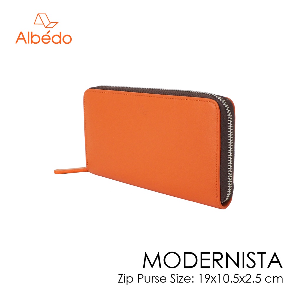 [Albedo] MODERNISTA ZIP PURSE กระเป๋าสตางค์/กระเป๋าเงิน/กระเป๋าใส่บัตร รุ่น MODERNISTA - MO01974