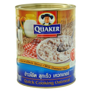 ✨นาทีทอง✨ เควกเกอร์ ข้าวโอ๊ต สุกเร็ว 800กรัม Quaker Quick Cook Oatmeal 800g